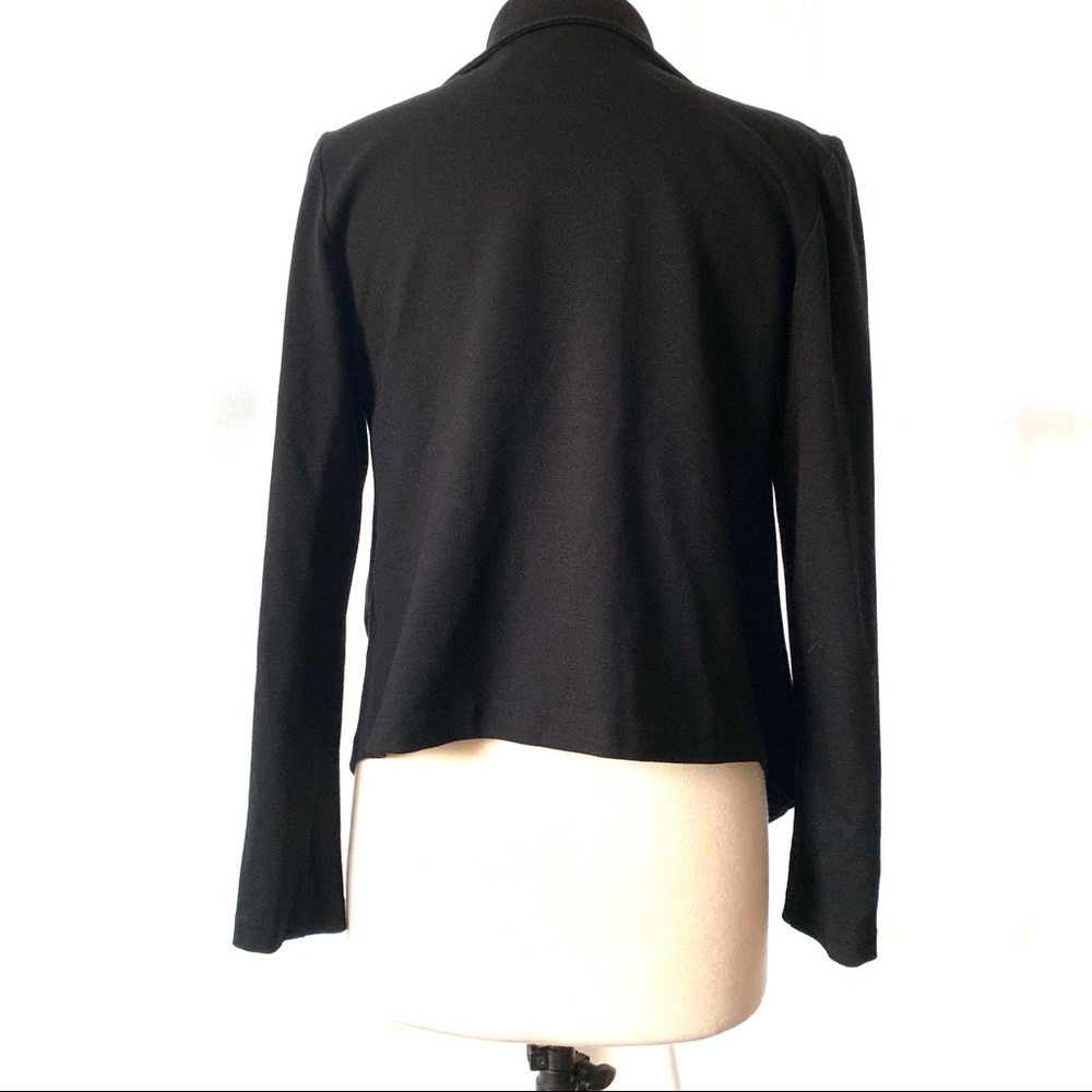 Draped Lapel Asymmetrical Jacket - image 6